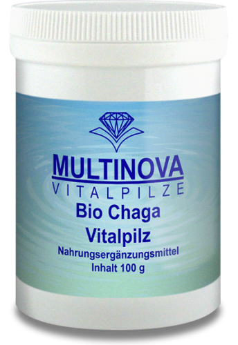 Multinova Chaga-Pulver aus Bio-Anbau, 100 gr. lose